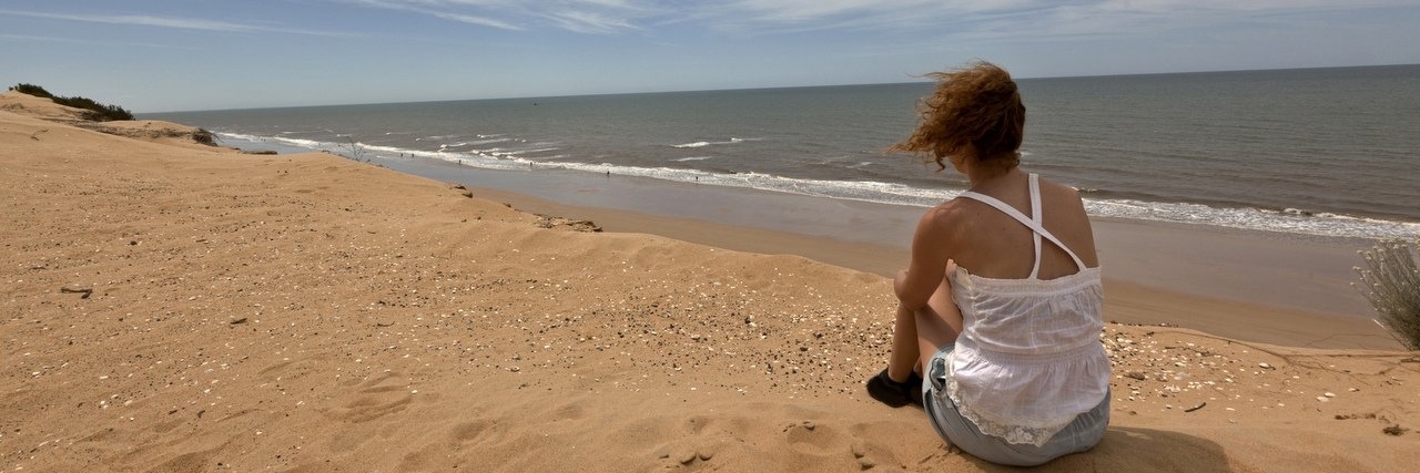 Multiple Sclerosis: Diagnosis Brought Me a Sense of Relief woman at the beach