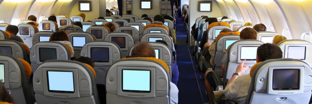 passengers on an airplane