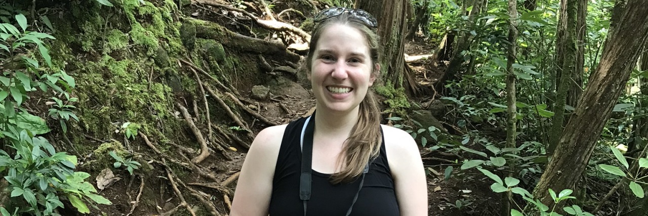 9 Things I Learned on My Honeymoon About Traveling With an Illness alice hoffman on hike in hawaii