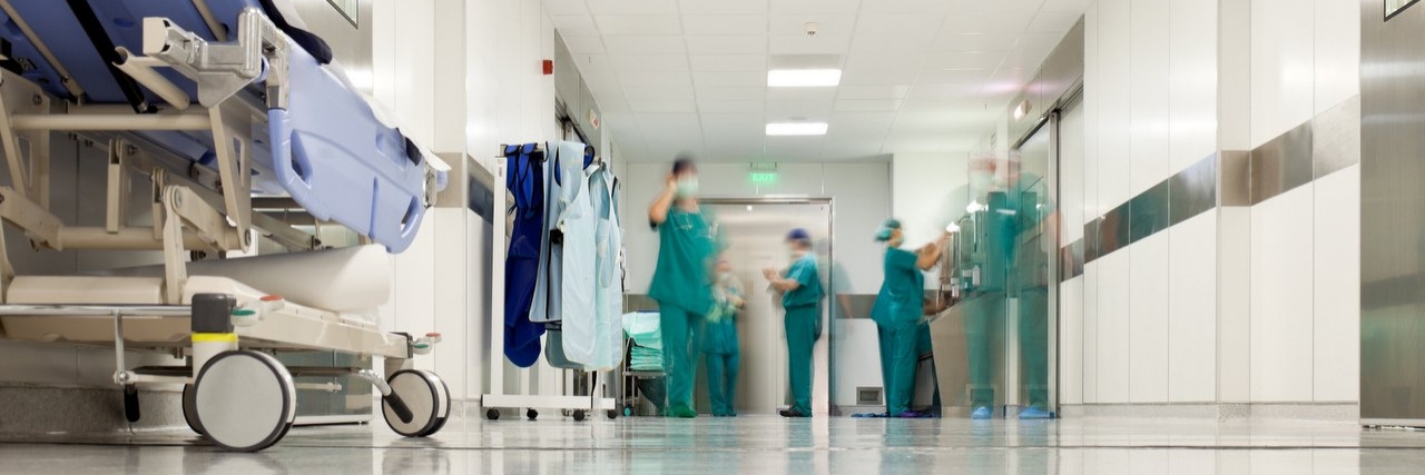 ER Doctor Took the Time to Ask Me About My Current Health Problems Hospital corridor