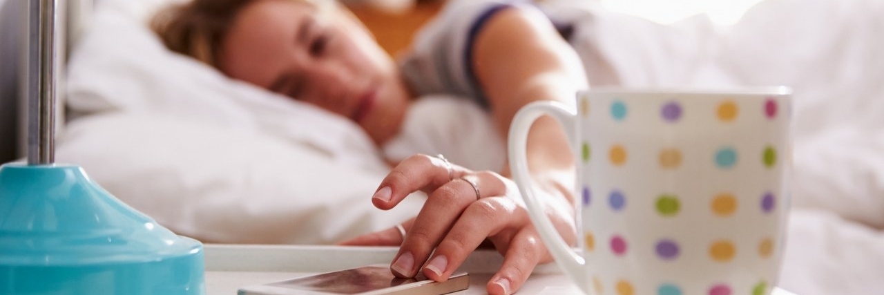 Chronic Illnesses: Getting Out of Bed Is Difficult for Me woman waking up in the morning