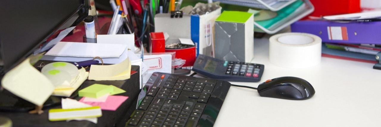 desk in office