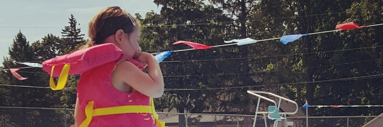 Giving My Daughter With Down Syndrome More Independence On the diving board.