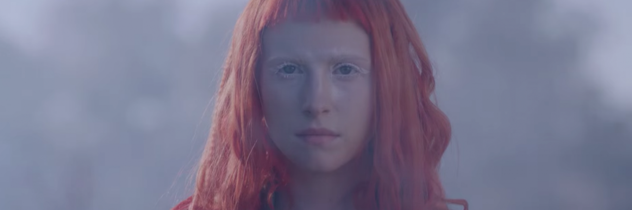 screenshot of paramore's now music video