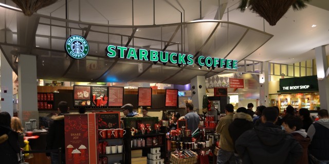 A photo of an Ontario Starbucks location