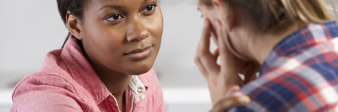 Why My Experience With Anxiety Makes Me Want to Be a Psychologist A doctor comforts a patient