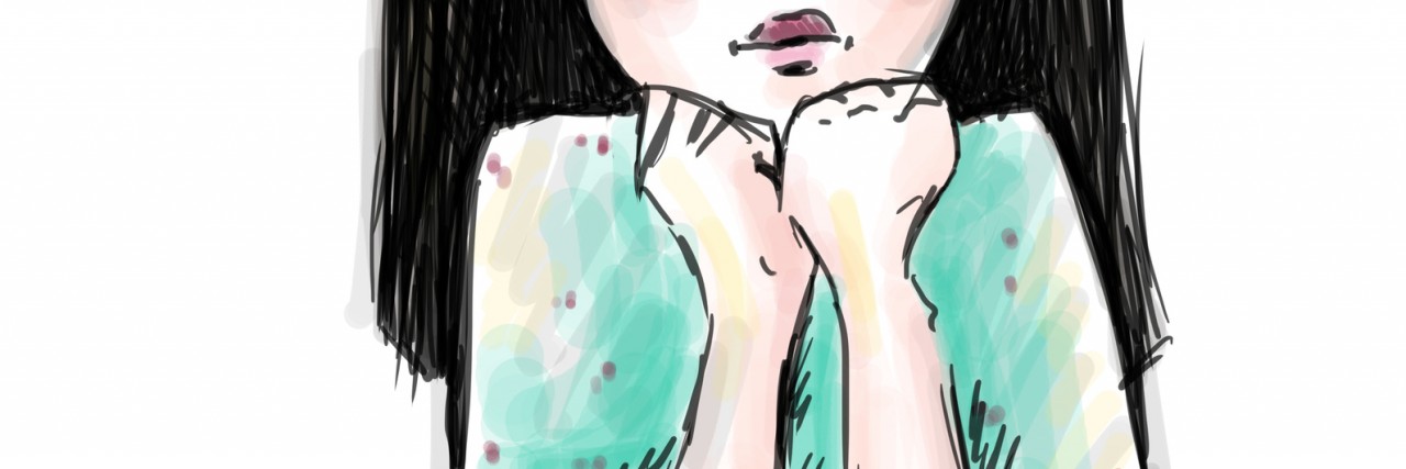 Working With Anxiety: What I Wish Co-Workers and Customers Knew Digital drawing of a girl