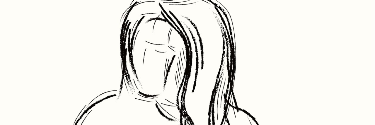 A Letter to People Who Don't Understand My Anxiety Sketch of sitting woman