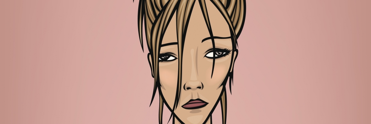 Taking Sick Days at Work for My Anxiety and Depression Portrait of a casually-dressed thin woman, looking unimpressed