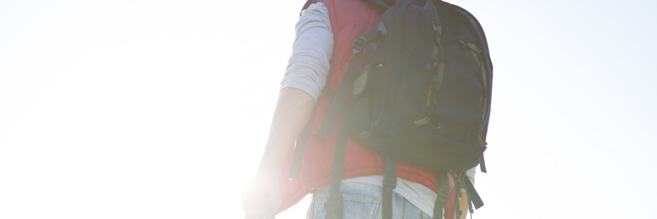 When Anxiety Is Like a Heavy Backpack Hiker walking