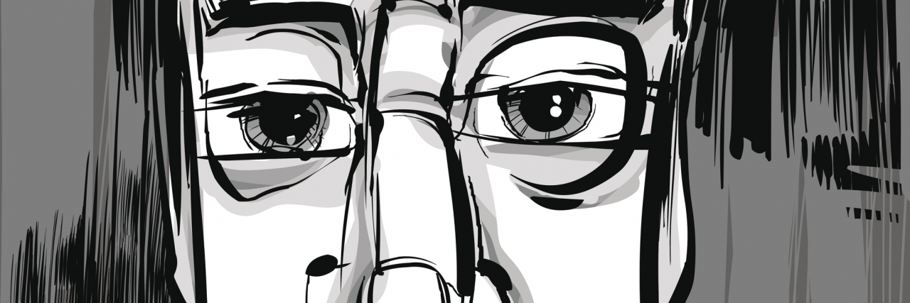 What It's Like to Be an Adult Man on the Autism Spectrum Artistic Sketch Drawing Illustration of Pensive Man Face