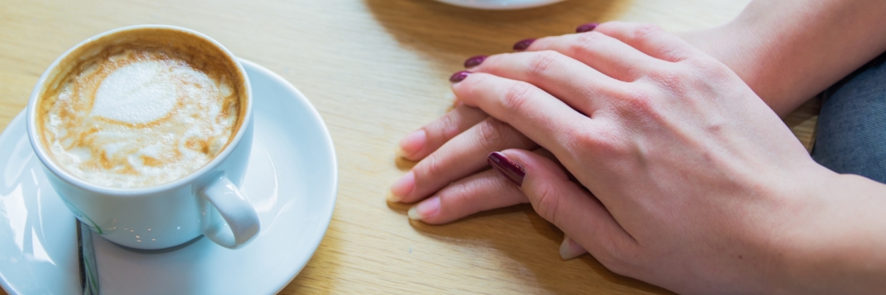Pretending to Get Coffee With Depression couple getting coffee