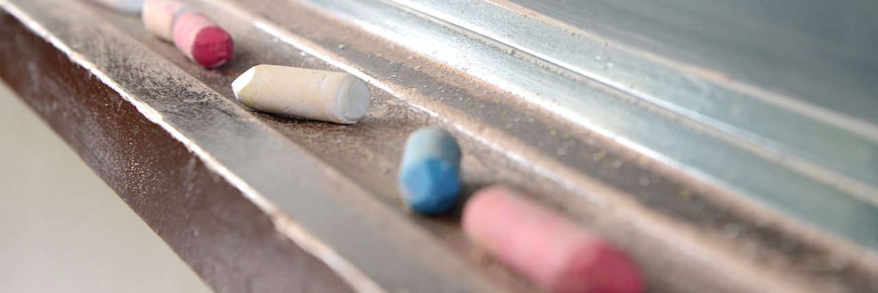 Experiencing Discrimination as a Teacher With a Mental Illness school black board