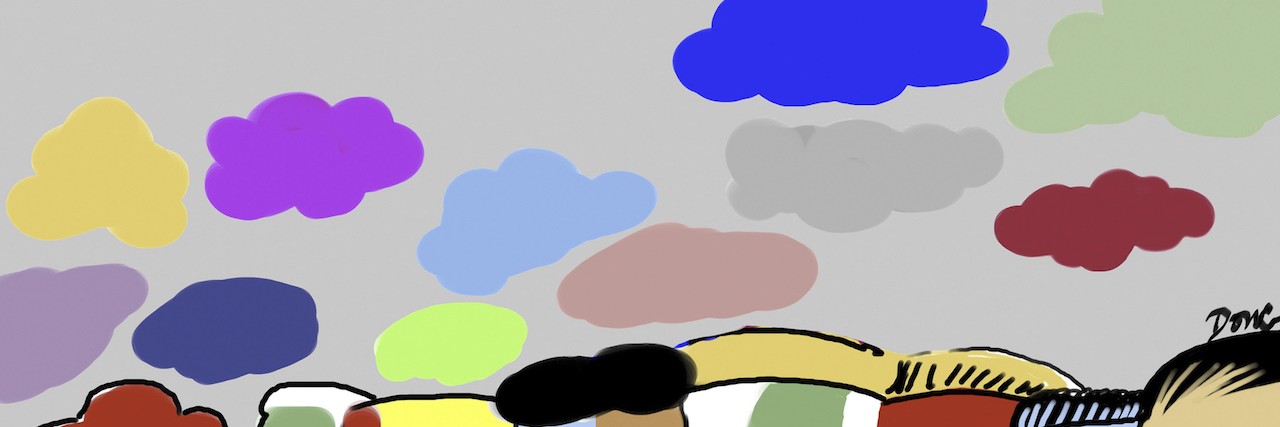 Spoken Word by A.S. Minor: 'It's Not That Simple' men with clouds around their head