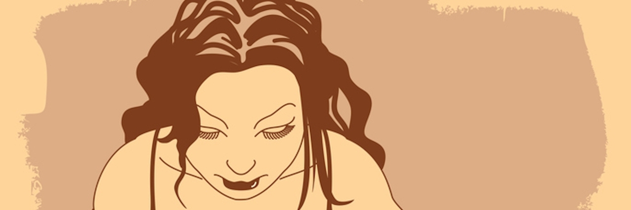 Chronic Depression Fatigue: Feeling Tired After Being Depressed woman falling asleep over coffee