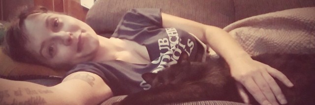 I've Decided I'm No Longer Apologizing for What I Can't Do Because of My Illnesses selfie of woman lying on couch