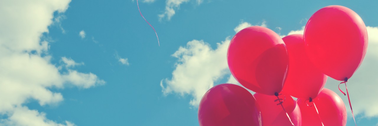 Life With Chronic Illness is Like a Balloon Floating in the Sky Balloon in the sky.
