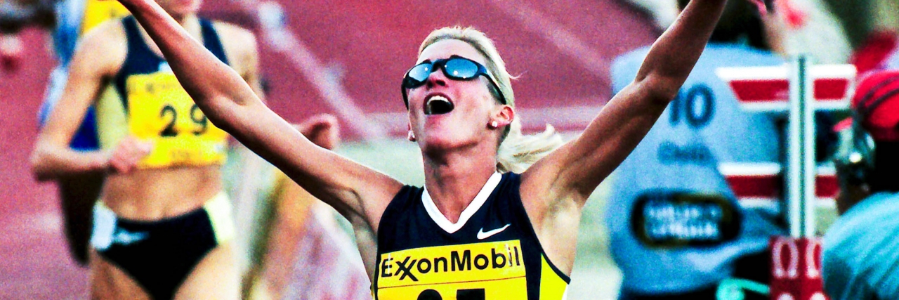 Bipolar Disorder: the Suzy Favor Hamilton Story Suzy Favor-Hamilton running a race