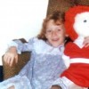 Young Denise and her Annie doll.