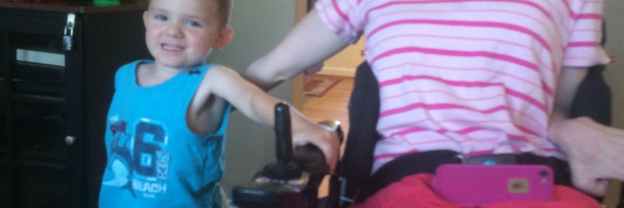What Most People Don't Know About My Life With Cerebral Palsy Jessica and her son.