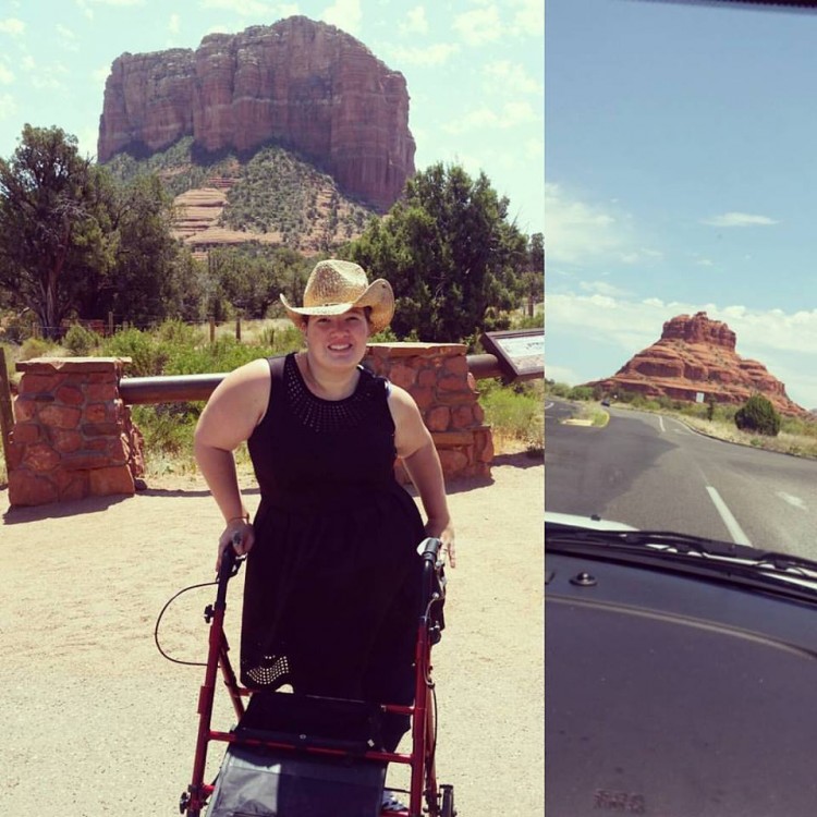 Enjoying Sedona.