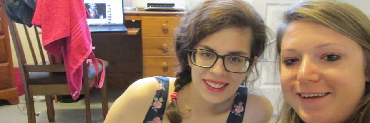 Life After Bullying Because of My Speech Impediment Lauren and her friend Amy.