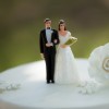 figurine couple on wedding cake