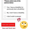 Disability job question.