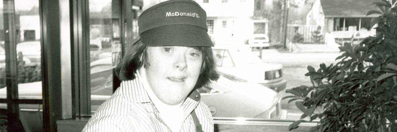 Woman With Down Syndrome Retires From Job at McDonald's After 32 Years Freia at McDonald's 1984