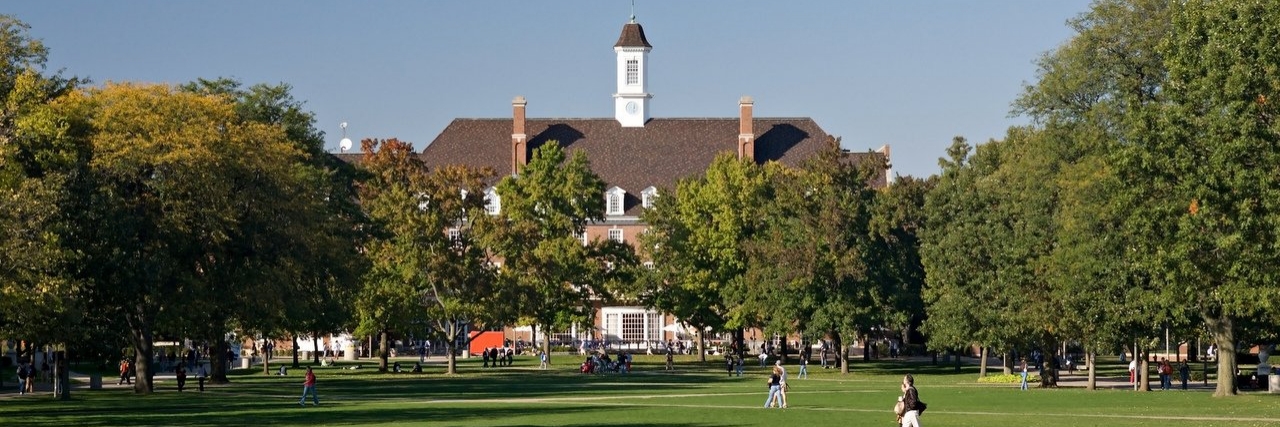 Ways to Make Universities More Inclusive for the Blind fall day on the quad