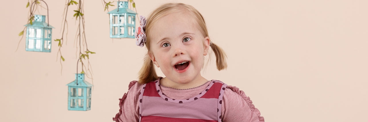 Matilda Jane Clothing model, young girl with pigtails