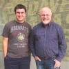 Penny Rogers’ son, Logan, with Dave Ramsey