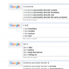 Google results for borderline personality disorder
