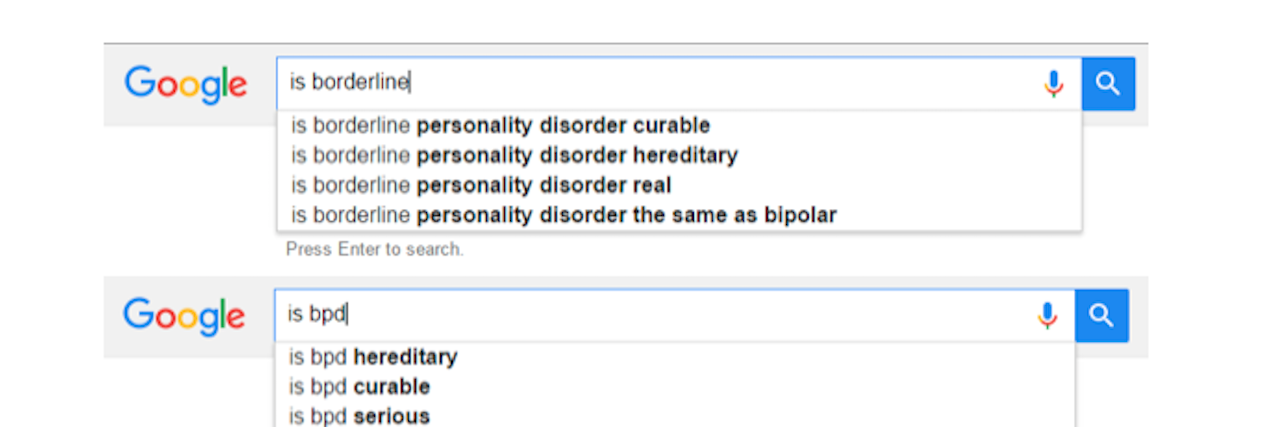 What You Won't Learn About Borderline Personality Disorder on Google Google results for borderline personality disorder