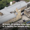 aerial view of facility where 19 disabled people were stabbed to death