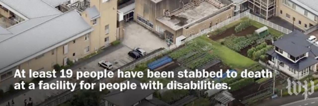 Japan Stabbing of Disabled People: the Silence Is Deafening aerial view of facility where 19 disabled people were stabbed to death