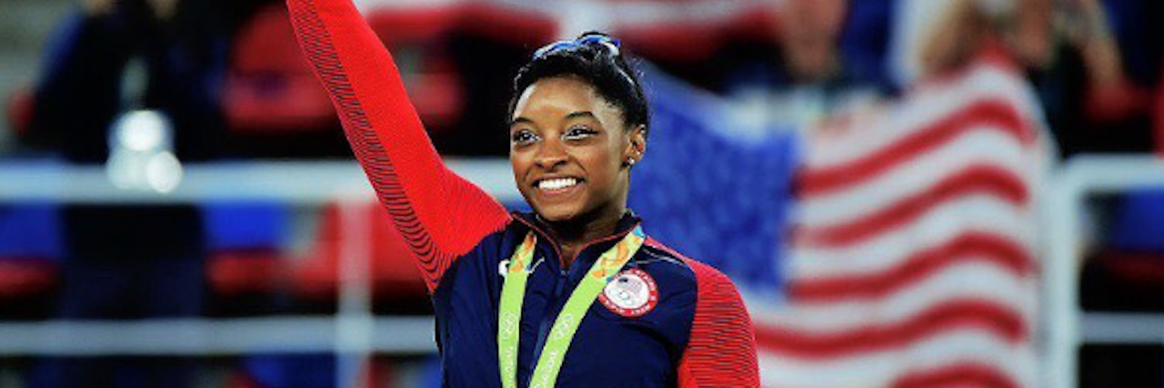Simone Biles' Training Advice Applies to Parenting Special Needs Kids simone biles winning gold