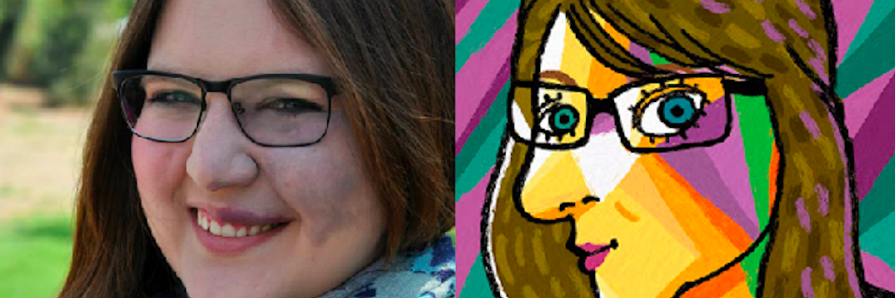Woman With Facial Port-Wine Stain Birthmark Asks Artists to Draw Her woman with port-wine stain has her face drawn like picasso