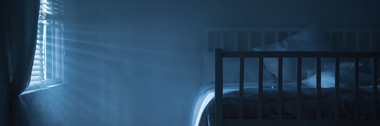 What It's Like to Have 'Vampire Days' With Migraine Bedroom with moonlight and smoke coming through window