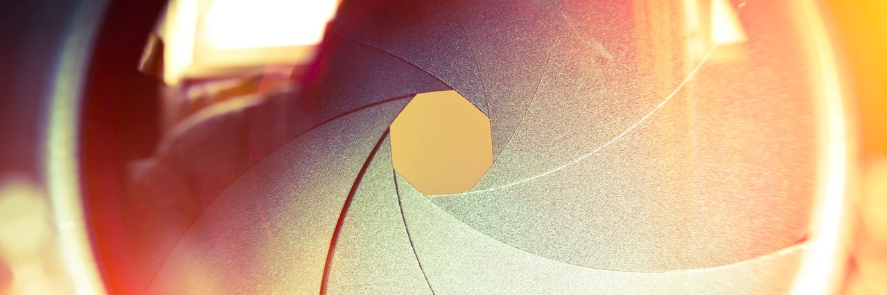 Perspective on Perception: A Reflection on Psychosis The diaphragm of a camera lens.