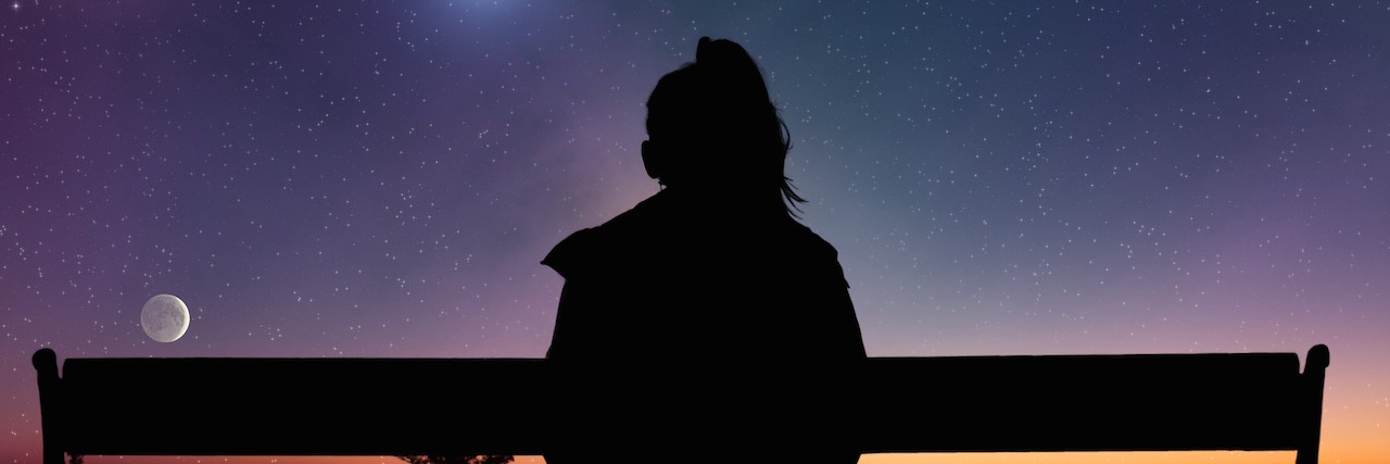 When Mental Illness Makes You Feel Not 'at Home' in This World Girl watching the stars.
