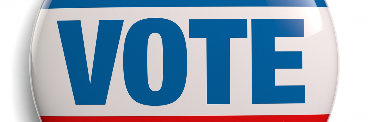 In Case You Forgot: People With Disabilities Have the Right to Vote Vote button.
