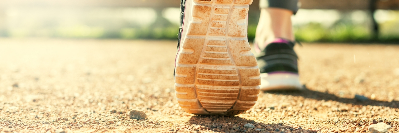 PTSD and Fight-or-Flight Mode a foot running