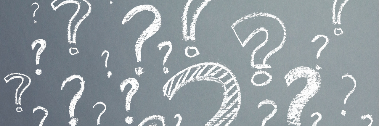 What People Don't Know About My Life With Cerebral Palsy Question marks.