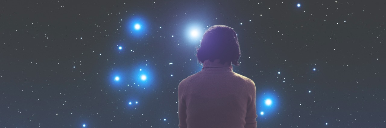 Realizing Your Ehlers-Danlos Syndrome Diagnosis Has No Cure Girl watching the stars.