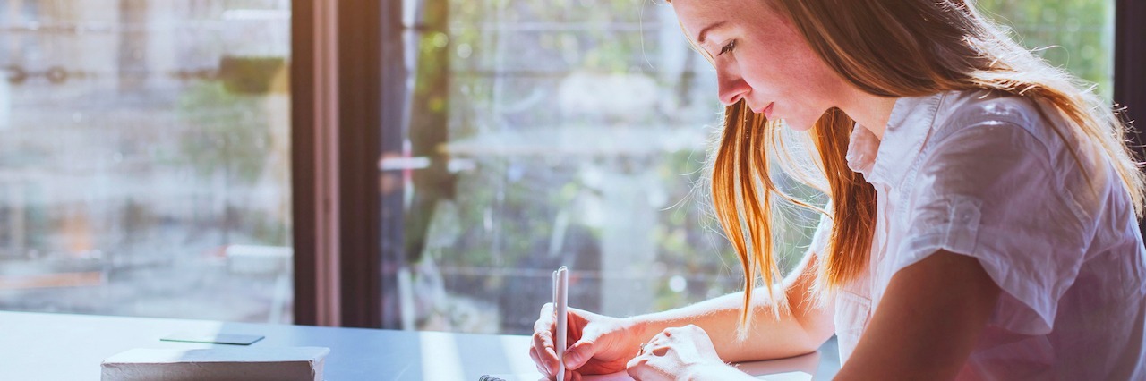 Letter to Professor Who Needs a Better Understanding of Mental Illness student in classroom during exam