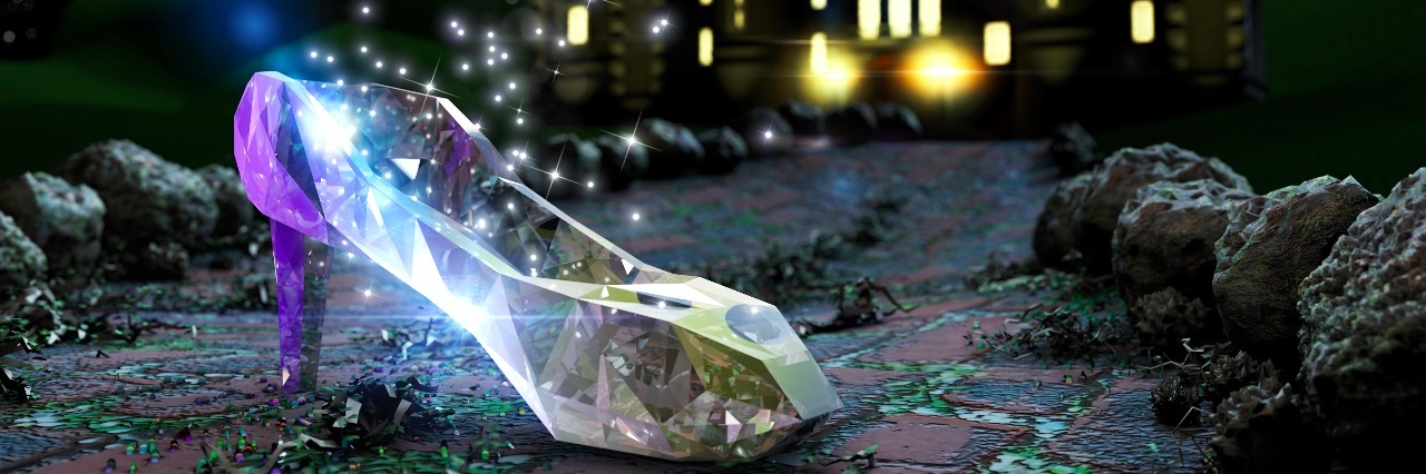 Finding Love When You Have a Mental Illness Cinderella's slipper on a road