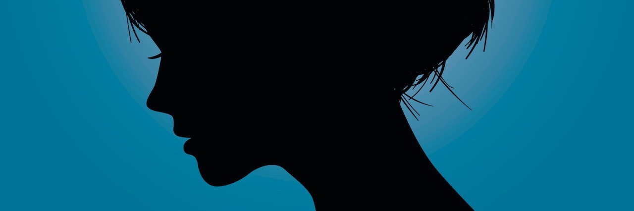 Borderline Personality Disorder and Addiction Is Not Family's Fault silhouette of a woman