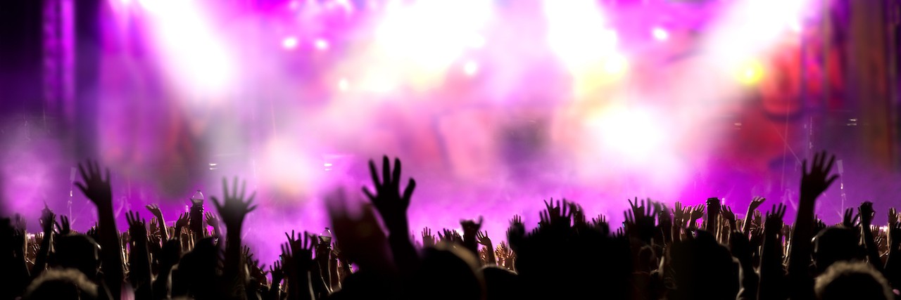 How I Go to Concerts With My Chronic Illness and Disability Live music background. Show and public
