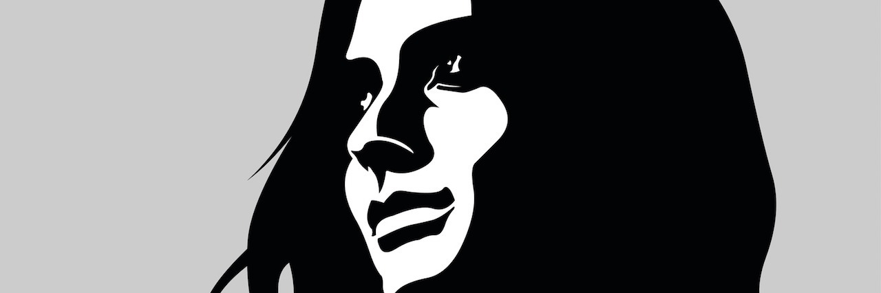 Why I'm Not Ashamed to Write About My Bipolar Disorder illustration of a woman with long hair